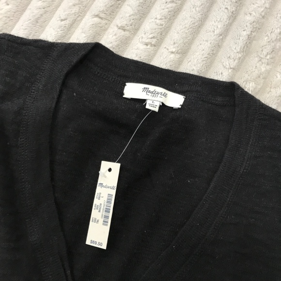 Madewell Black Sweater L - Picture 3 of 4